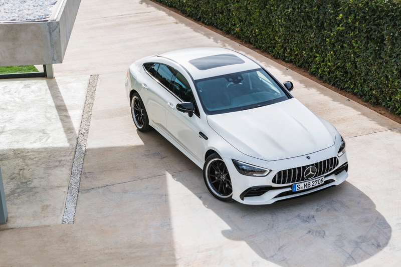 Illustration for article titled The 2019 Mercedes-AMG GT 4-Door Coupe Is How You Haul The Kids To School With 630 HP